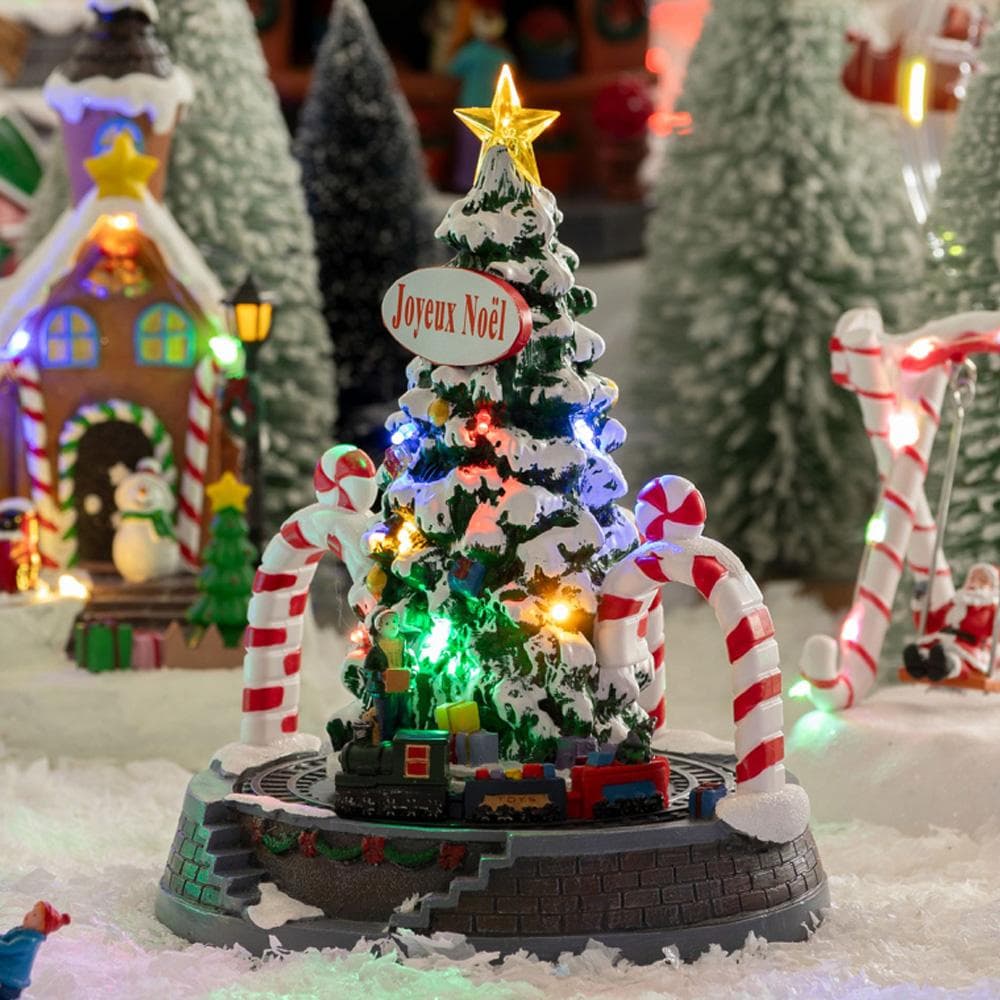 Village de Noel Sapin Train 208836 2