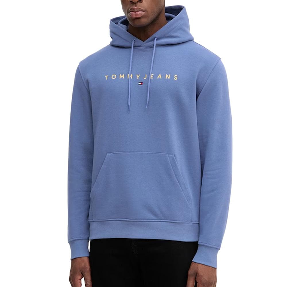 Sweat Bleu Homme Tommy Hilfiger Linear Logo 1