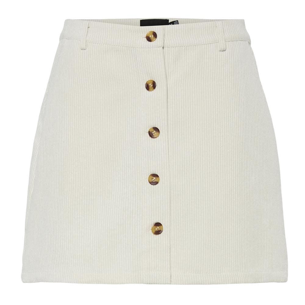Jupe Ecru Femme Pieces Effi 1