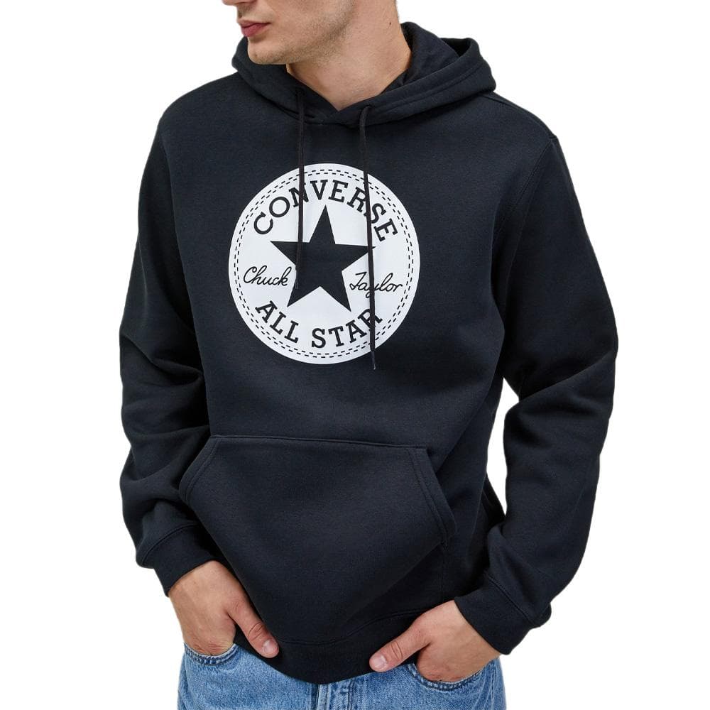 Sweat Noir Homme Converse Chuck Patch 1