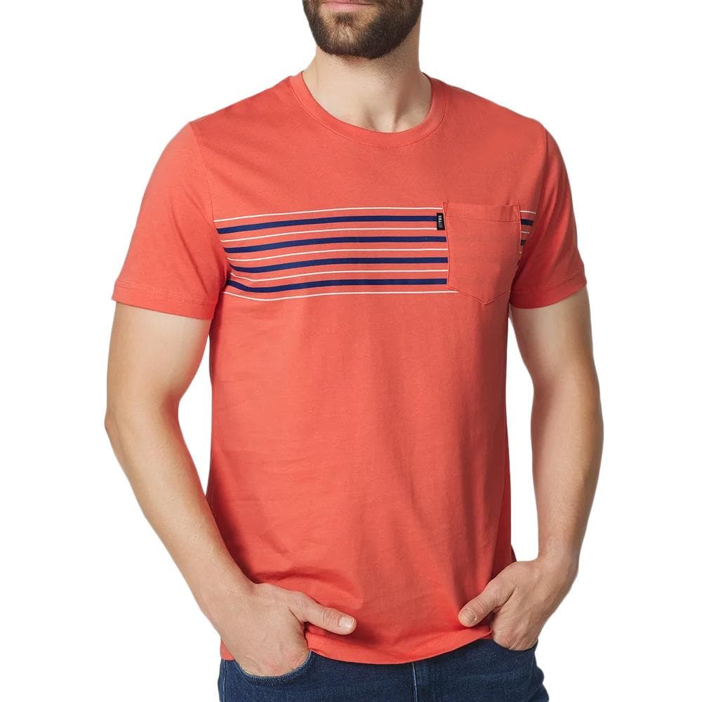 T-Shirt Rouge Homme TBS Recif 1