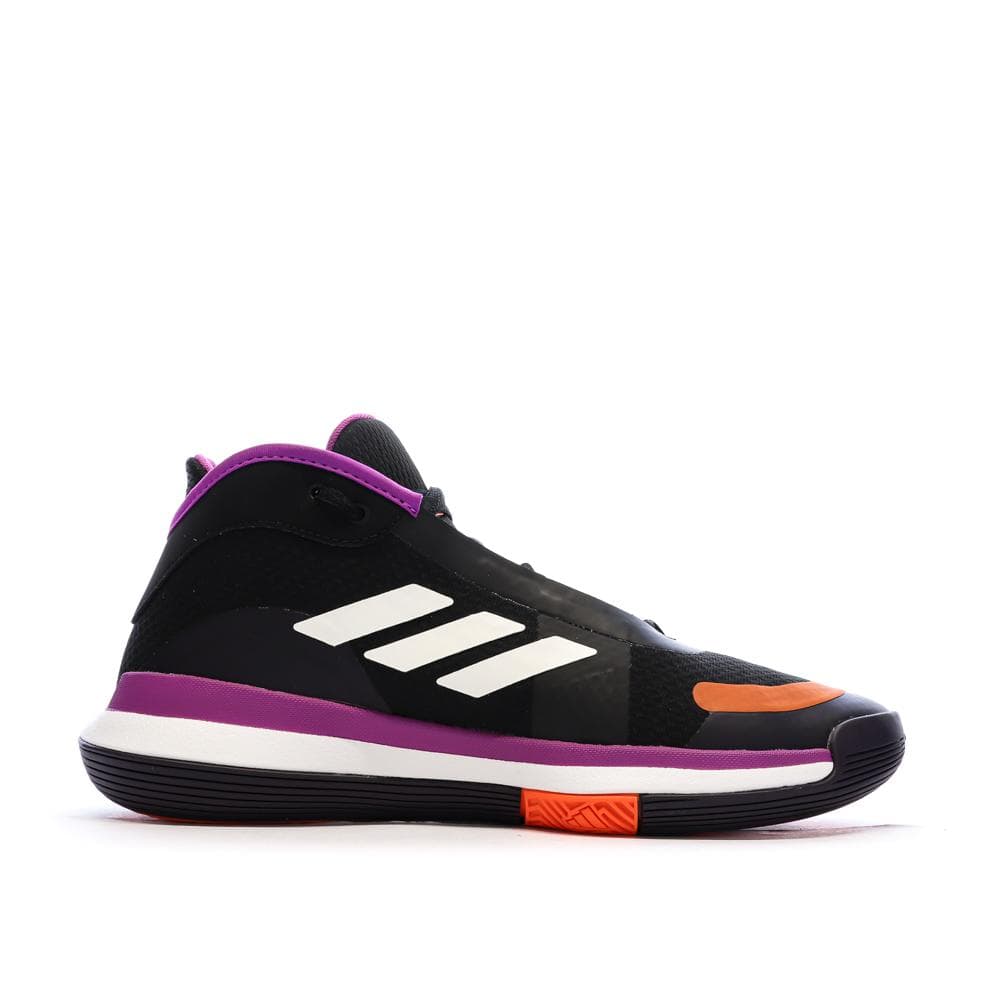 Chaussures de basketball Noires/Violettes Homme Adidas Bounce 2