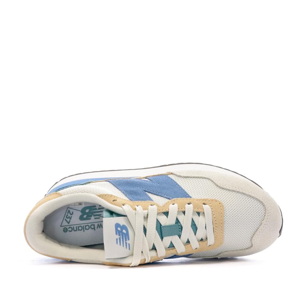 WS237 Baskets Beige/Bleu Femme New Balance 4
