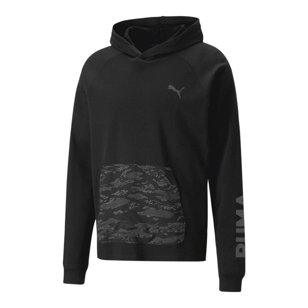 Sweat à Capuche Noir Homme Puma Train 1