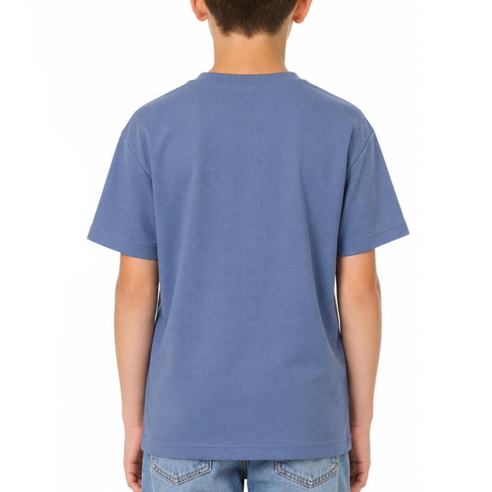T-Shirt Bleu Garçon Paname Brothers Poly Indigo 2