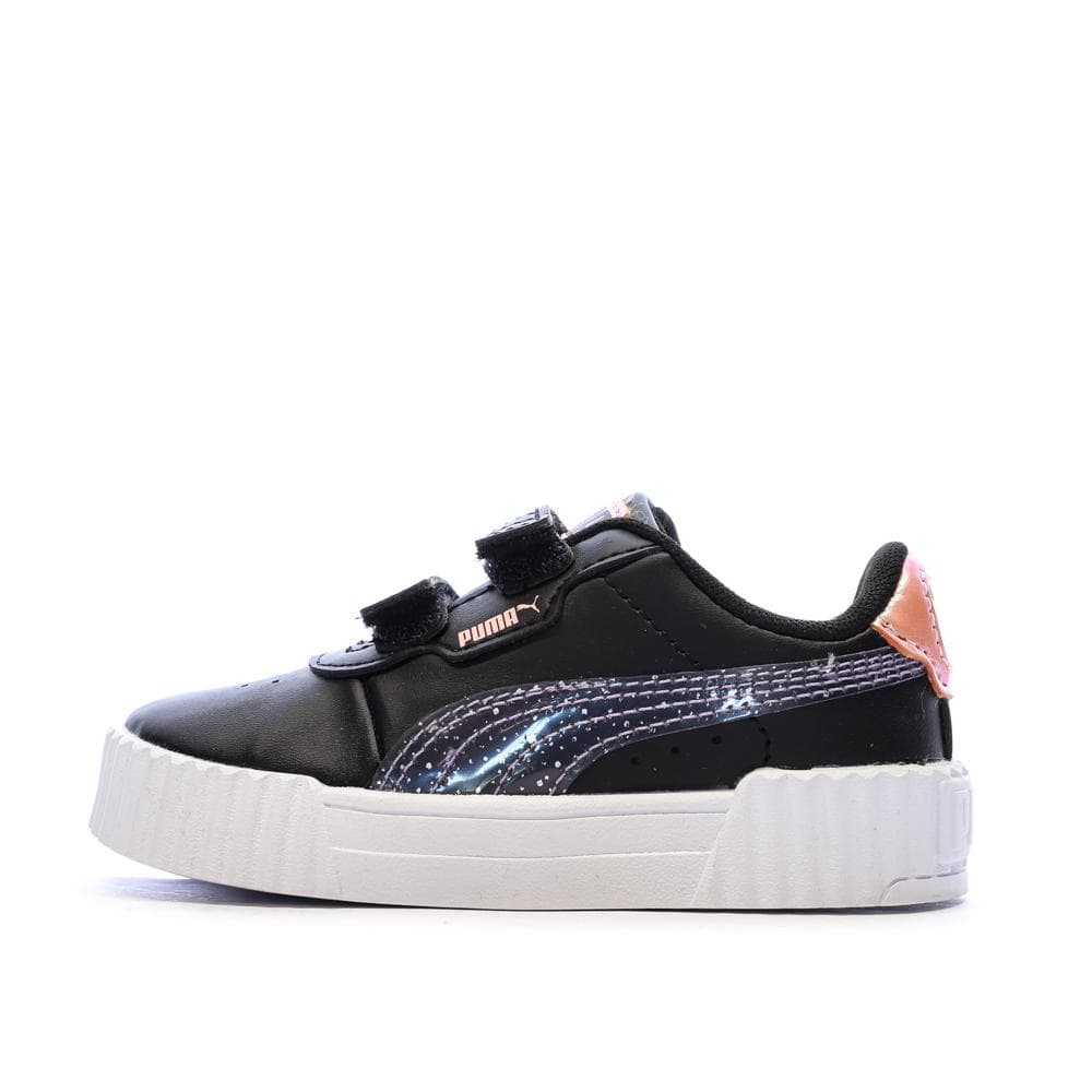 Baskets Noir Fille Puma Carina 3.0 Blurry Dr 1