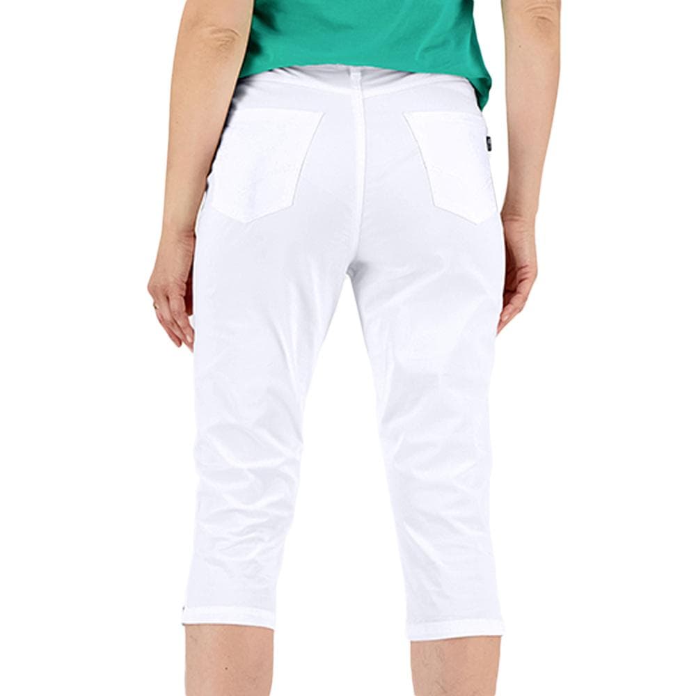 Pantacourt Corsaire Blanc Femme TBS SANTACOR 2