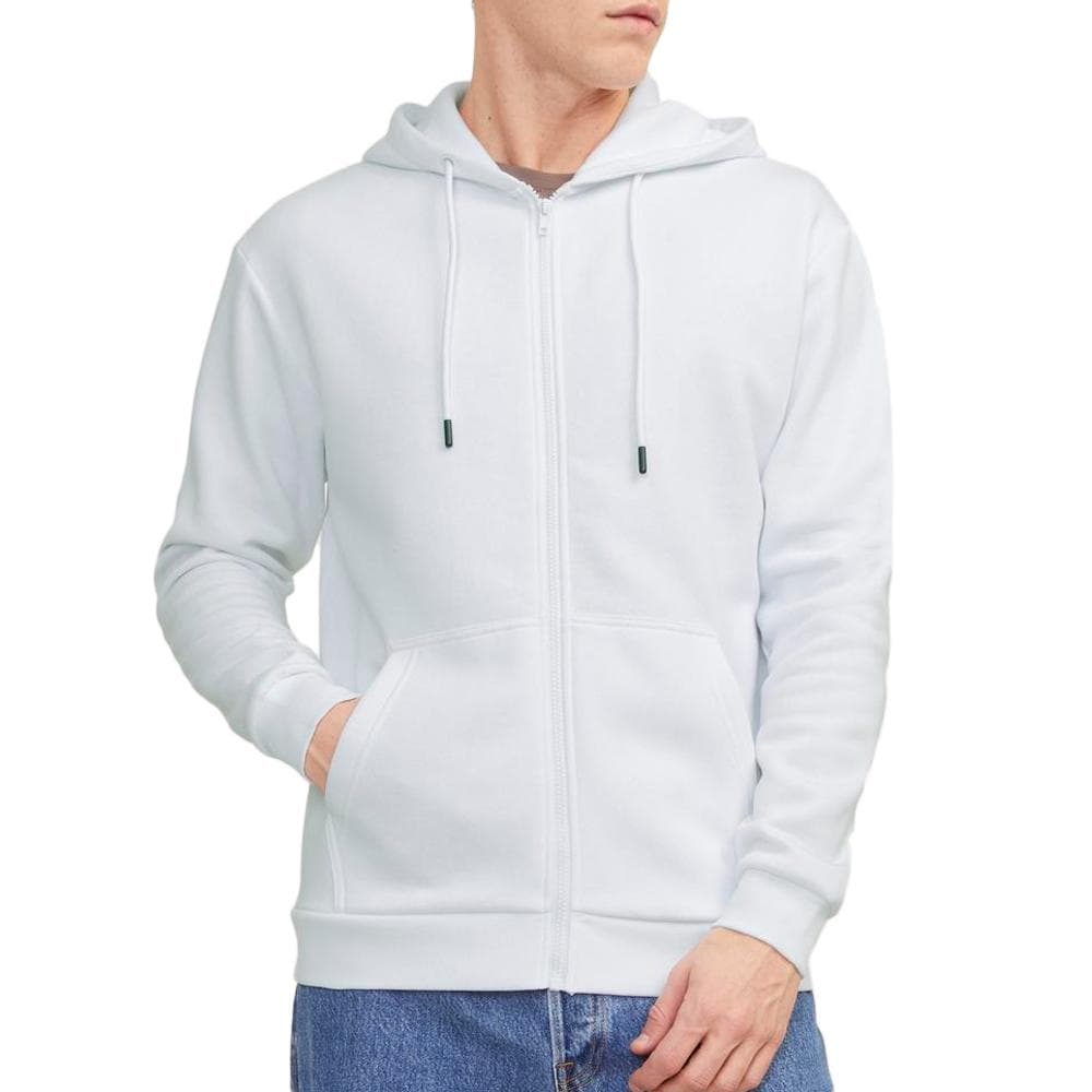 Sweat Zippé Blanc Homme Jack & Jones Bradley 1