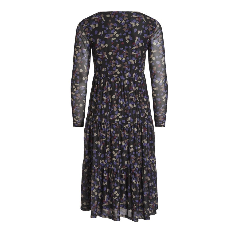 Robe Noir imprimé Femme Vila Volettis Mesi 2