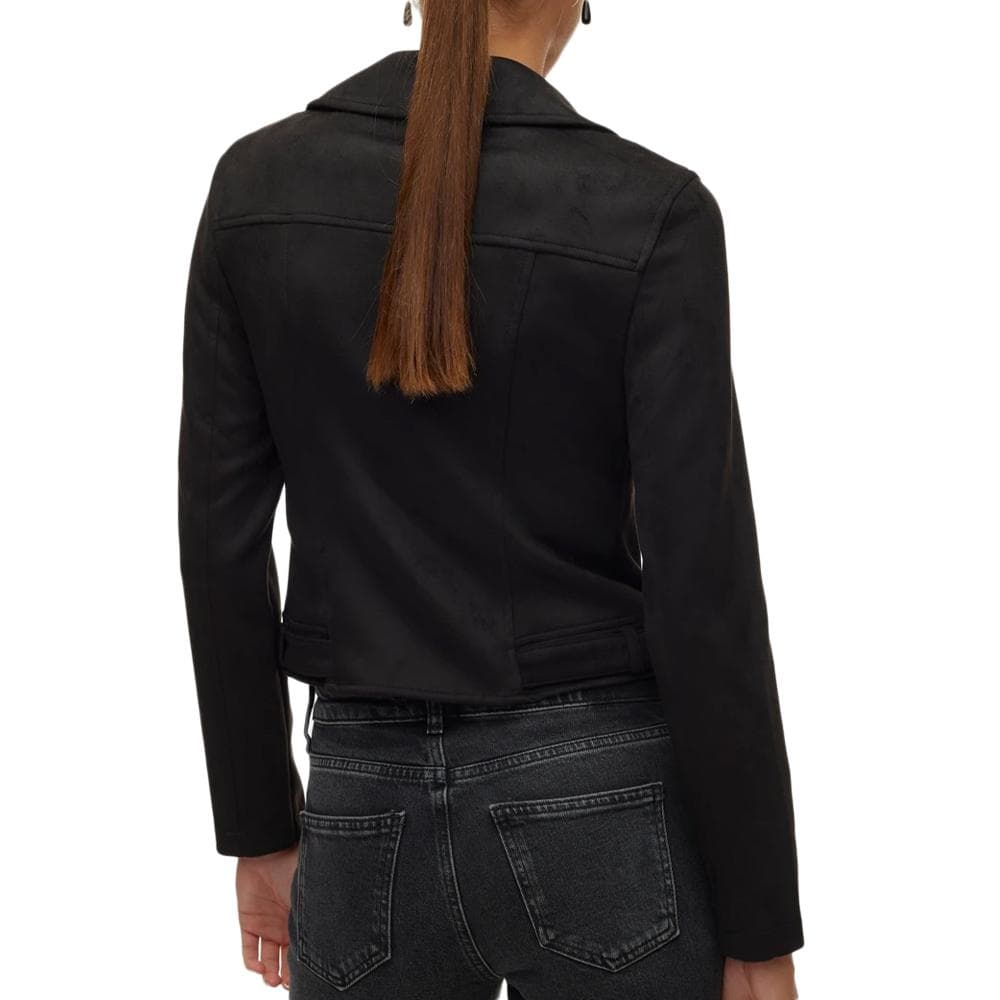 Veste Noire Femme Vero Moda Biker 2