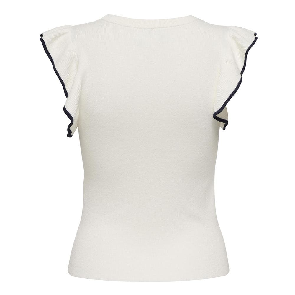 T-Shirt Blanc/Noir Femme JDY Adele 2