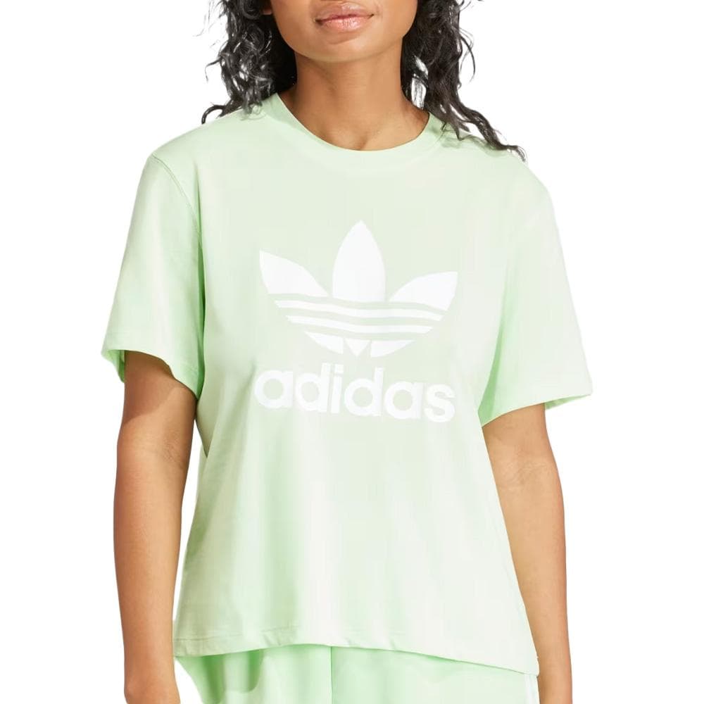 T-shirt Vert Femme Adidas Boxy 1
