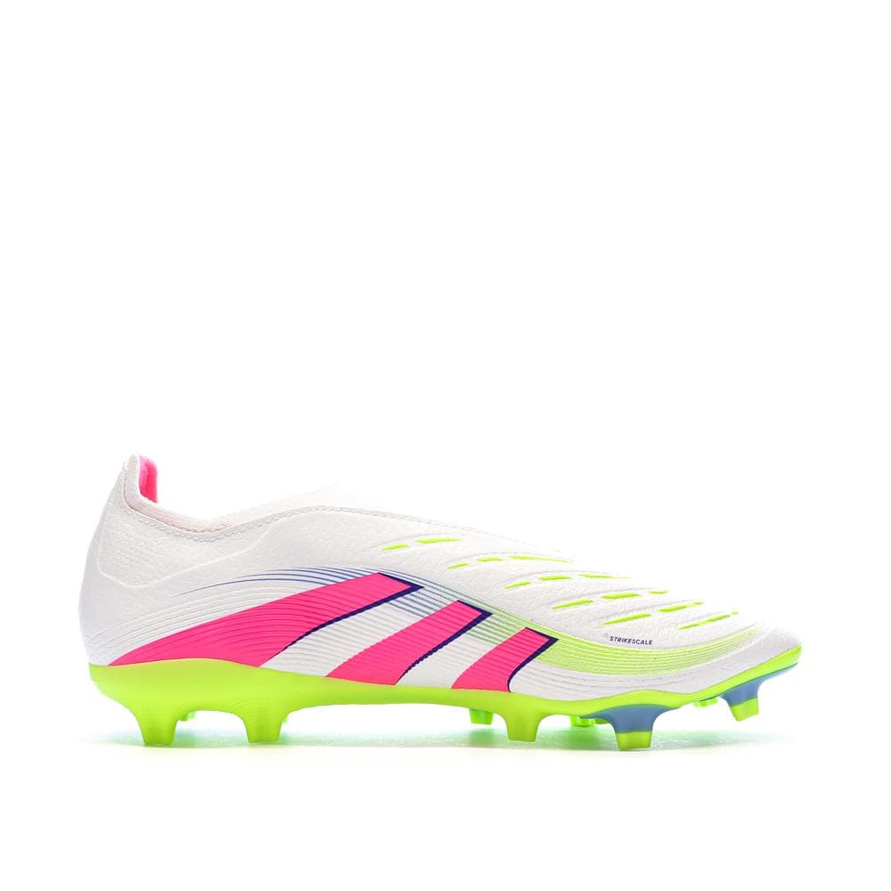 Chaussures de Foot Blanc/Rose Homme Adidas Predator League Ll FG/MG 2
