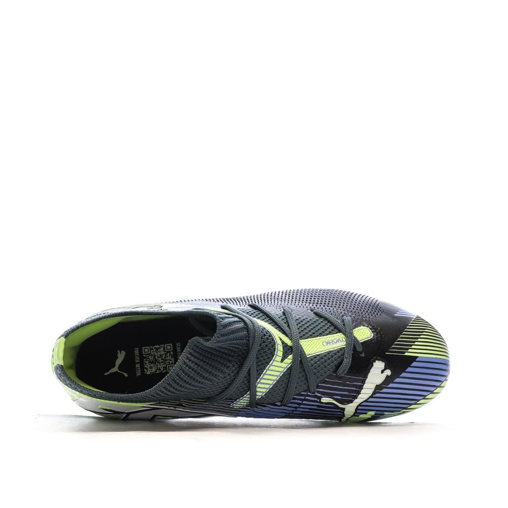Chaussures football Marine/Vert Garçon Puma Future 7 Match 4