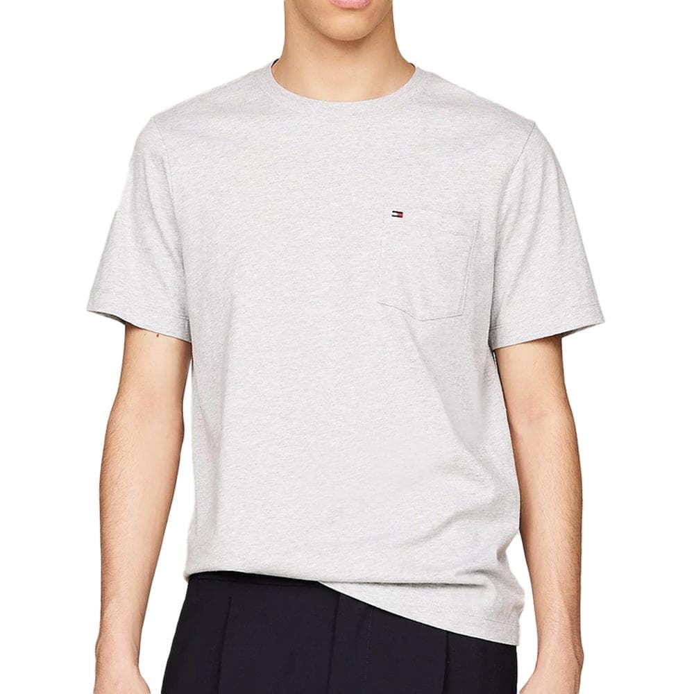 T-shirt Gris Homme Tommy Hilfiger Pocket 1