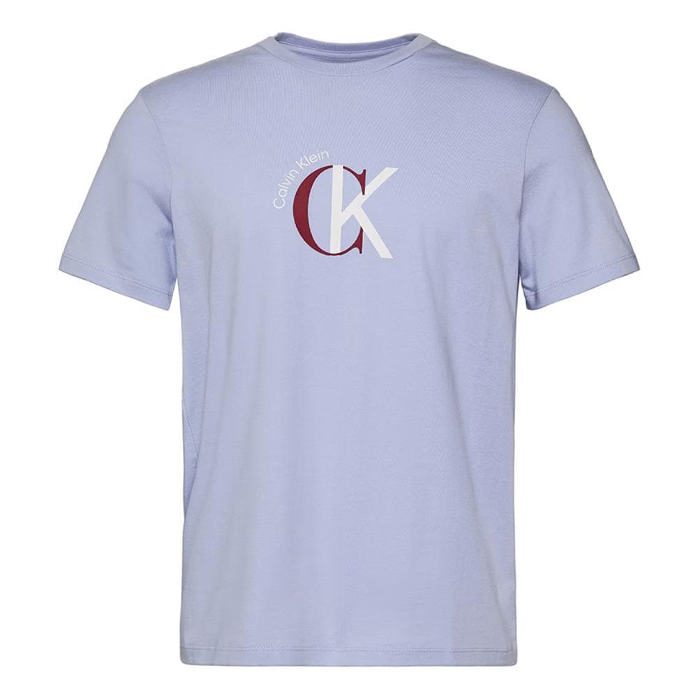 T-shirt Bleu Clair Homme Tommy Hilfiger Tjm Xslim Jersey 1