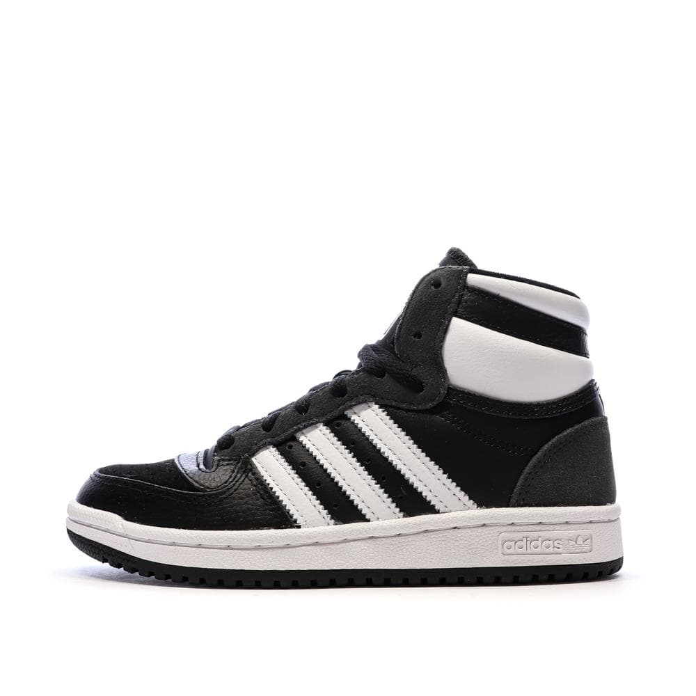 Baskets Noir/Blanc Garçon Adidas Top Ten 1