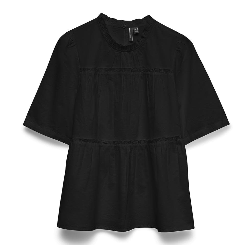 Blouse Noire Femme Vero Moda Newisolde 1