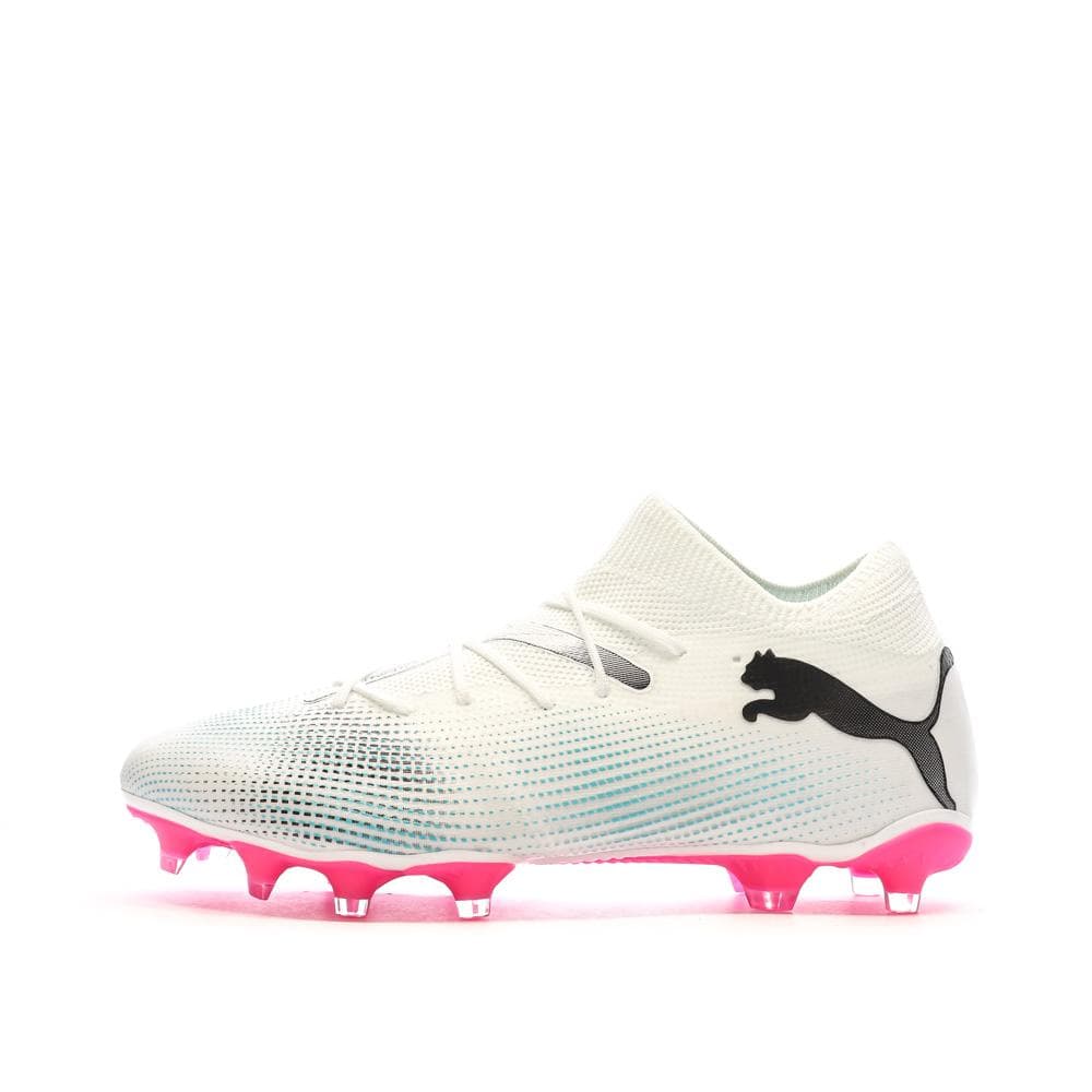Chaussures de Football Blanc/Bleu Homme Puma Future 7 Match Fg/ag 1