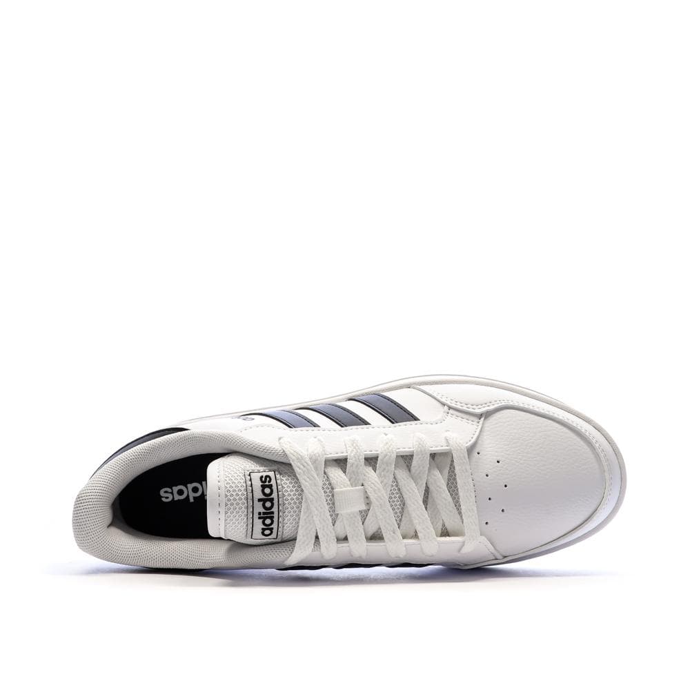 Baskets Blanches/Noires Homme Adidas Breaknet 4