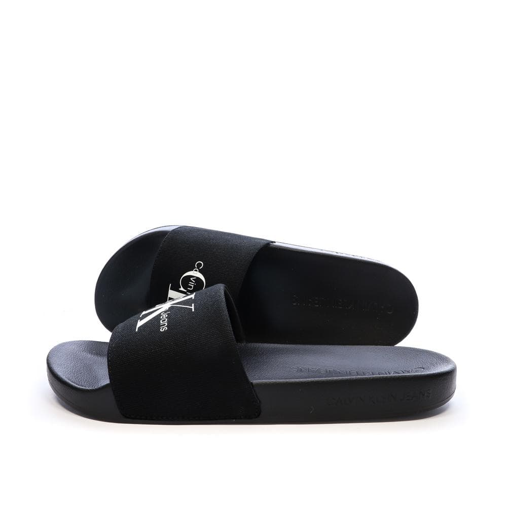 Claquettes Noir Homme Calvin Klein Jeans Slide Monogram 1