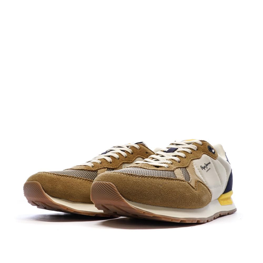 Baskets Noir/Camel Homme Pepe jeans Brit Prints 6