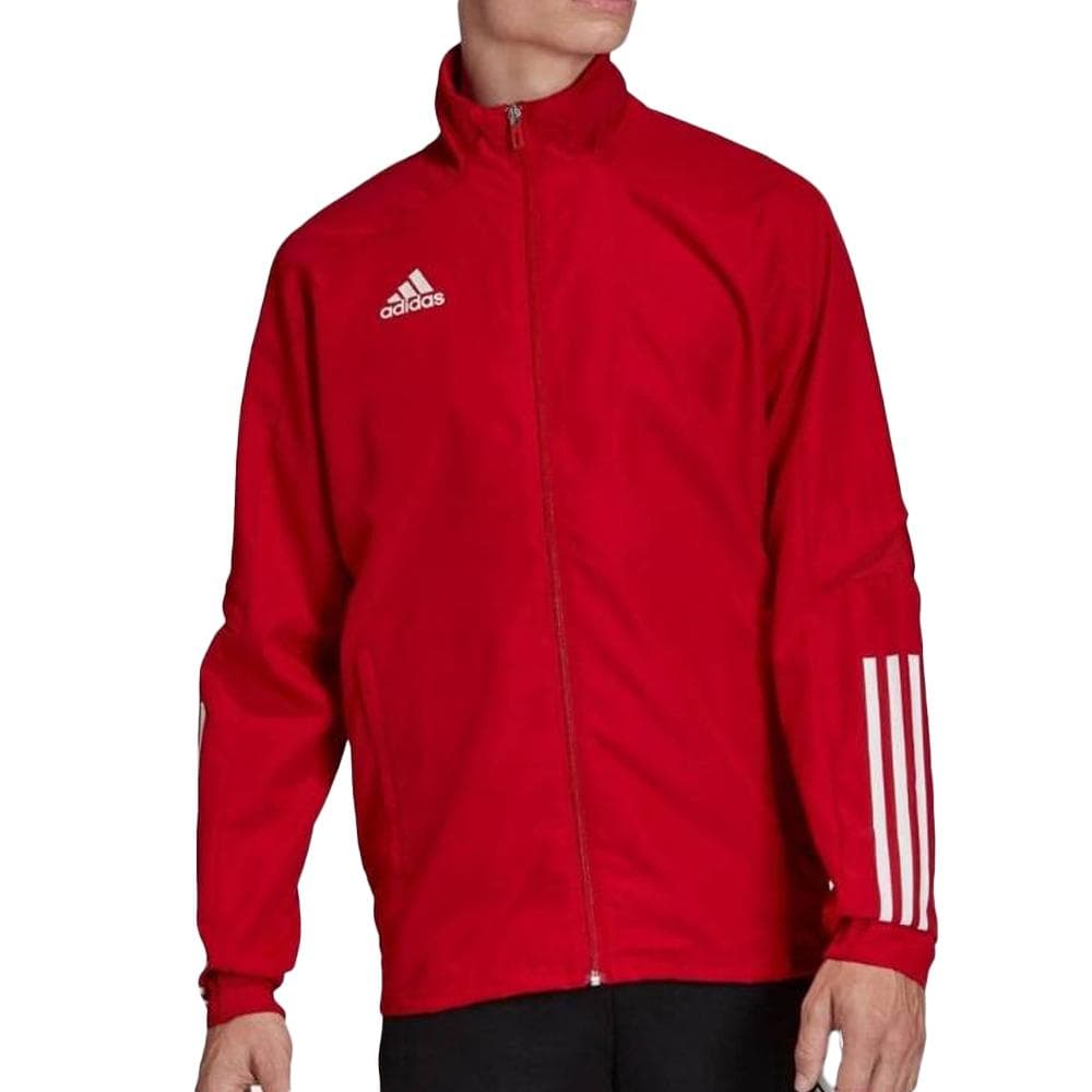 Veste Zippée Rouge Homme Adidas Con20 1