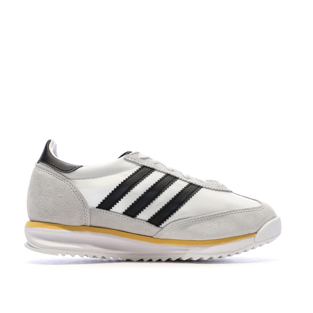 Baskets Blanches/Noires/Jaunes Enfant Adidas 72 Rs 2