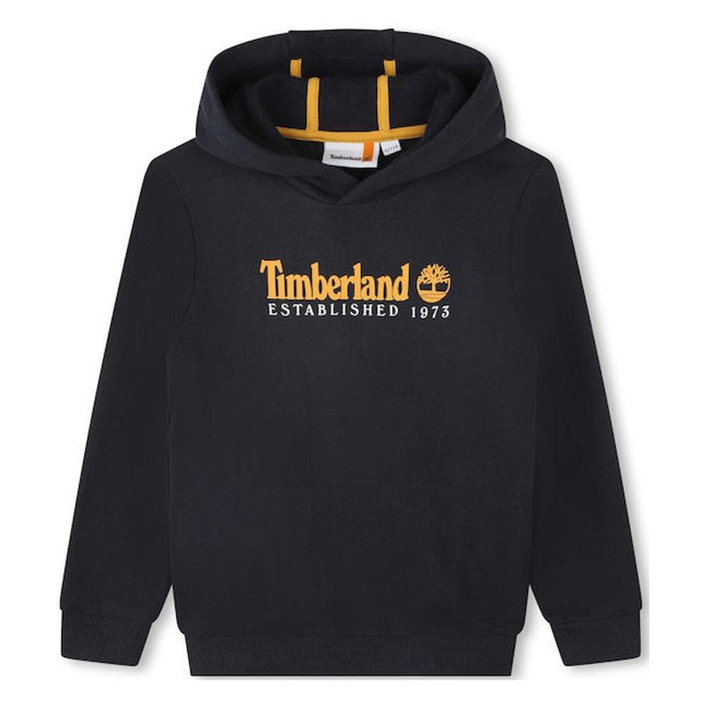 Sweat Marine/Jaune Garçon Timberland T25U56s 1