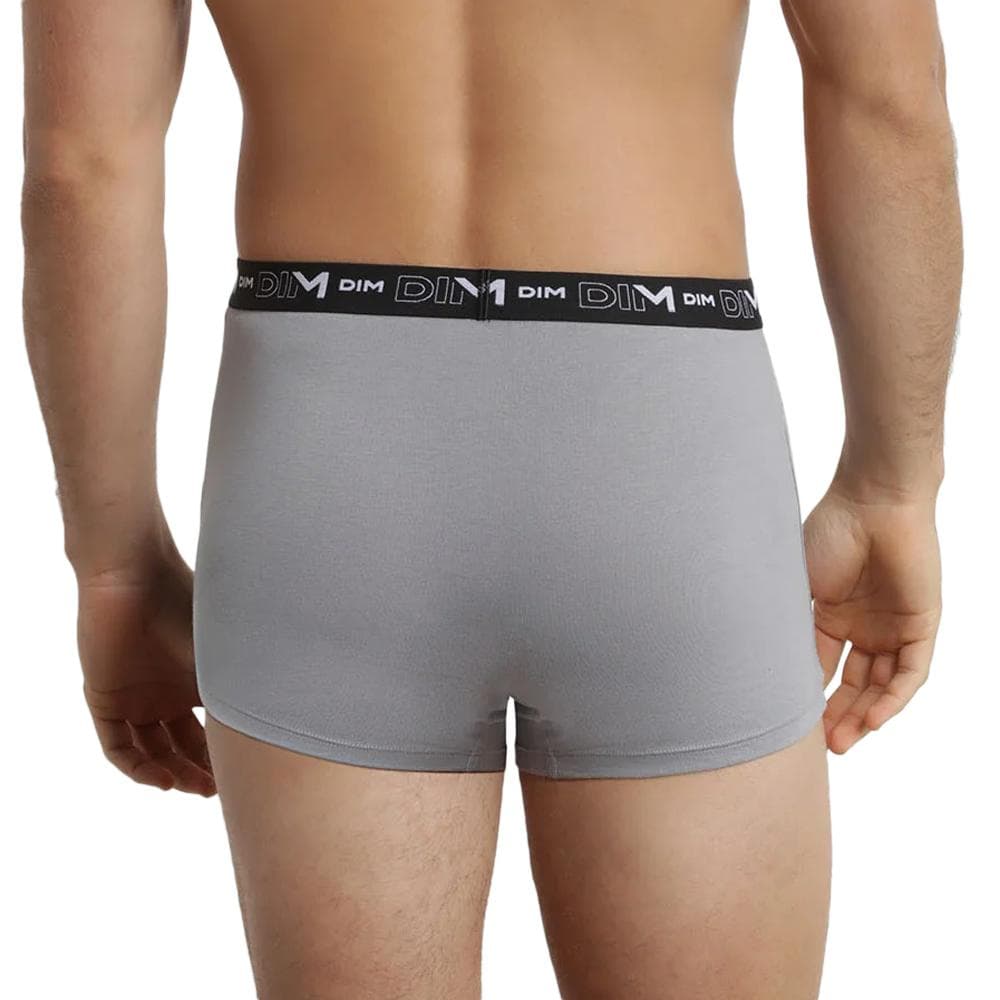 Lot de 2 Boxers Blanc/Gris Homme Dim D6596 - Taille 2