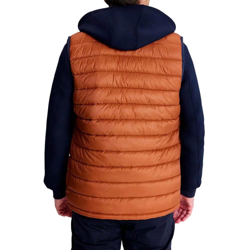Doudoune Sans Manches Marron Homme TBS Fabian 2