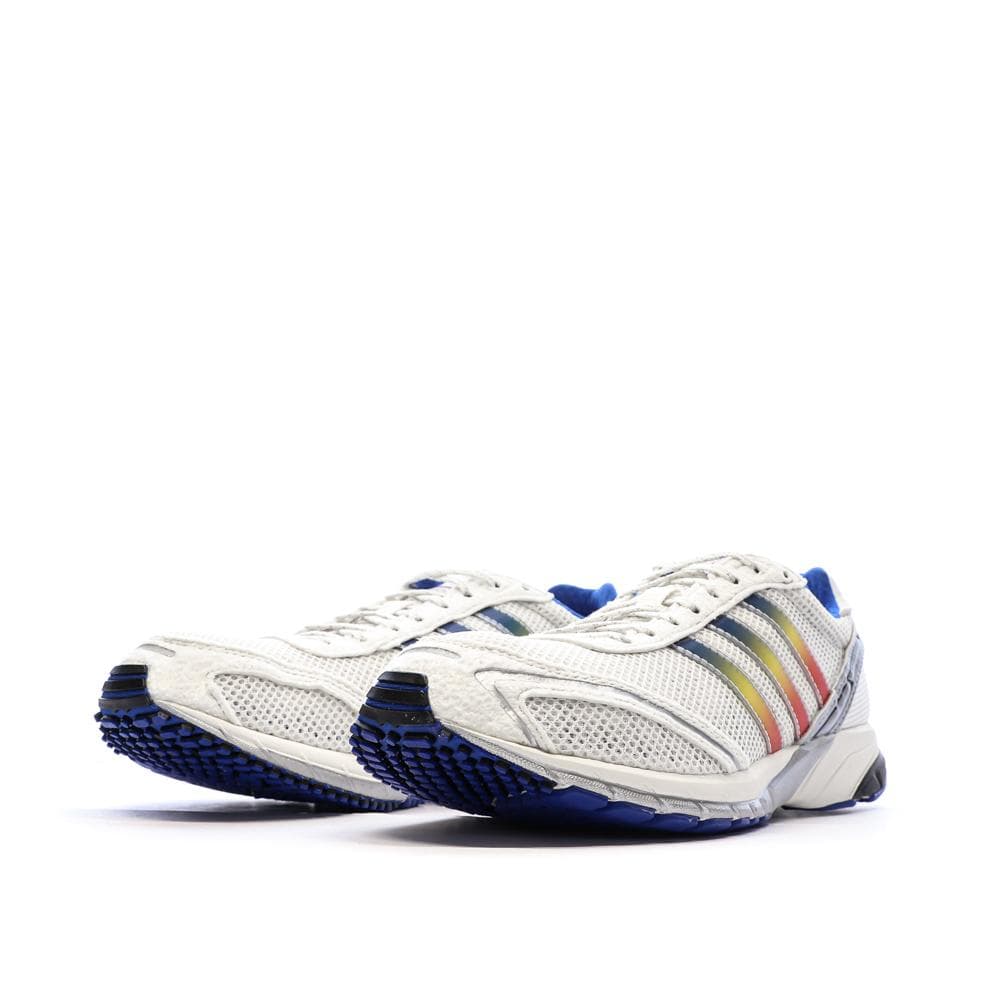 Baskets Blanches/Bleu Garçon Adidas Adizero Adios 6