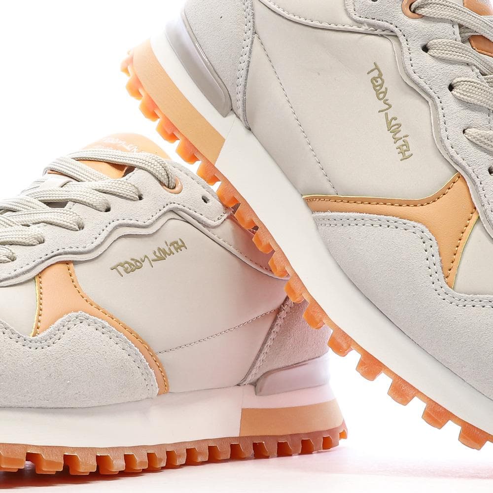 Baskets Beige/Orange Femme Teddy Smith 120515 7