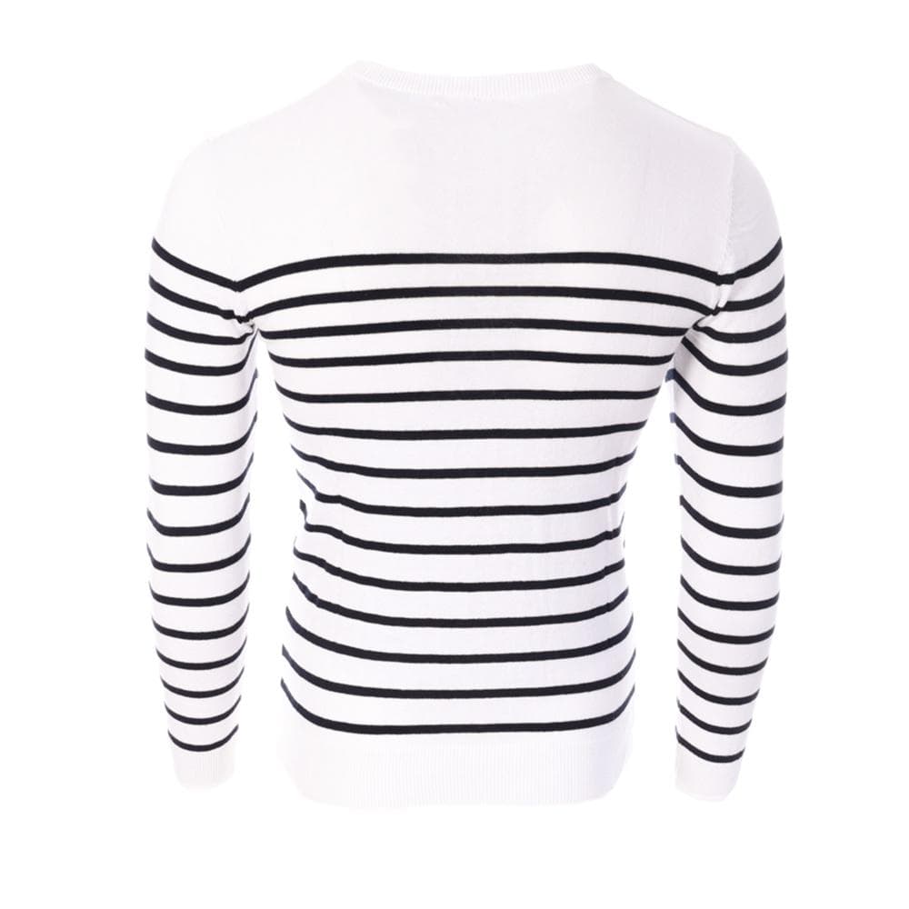 Pull Blanc/Marine Homme Redskins Marin 2