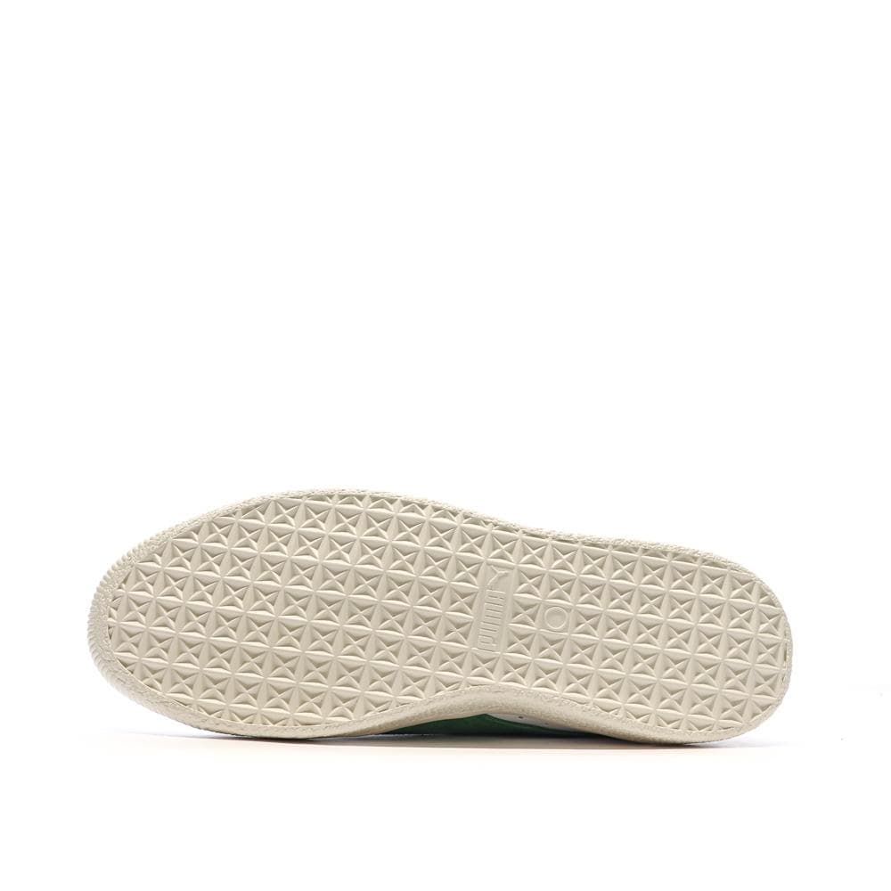 Baskets Blanches/Vertes Homme Puma Clyde Base 5
