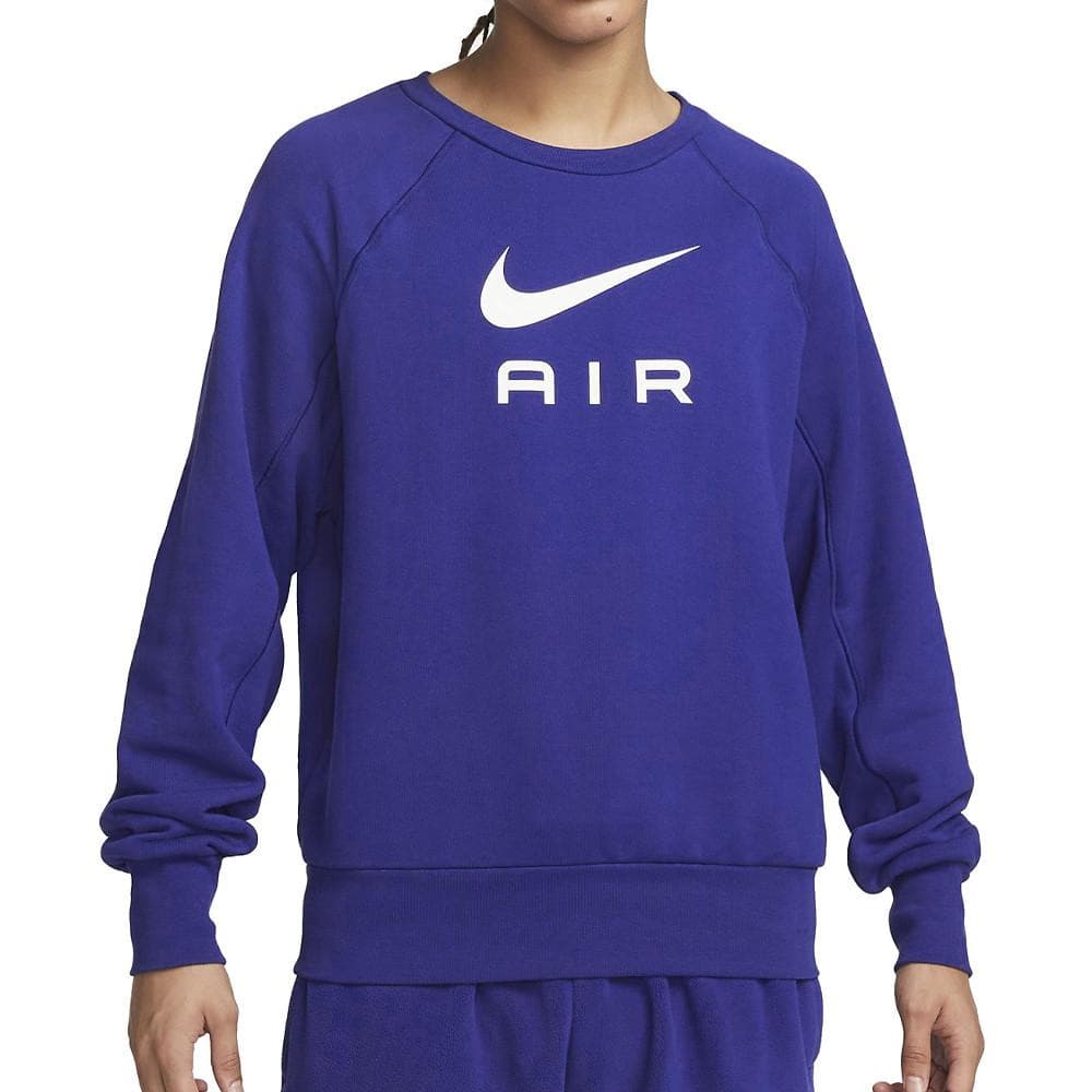 Sweat Bleu Roi Homme Nike Ft Crew 1