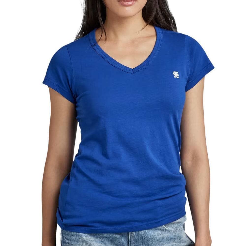 T-shirt Bleu Electrique Femme G-Star Raw Eyben D21314 1
