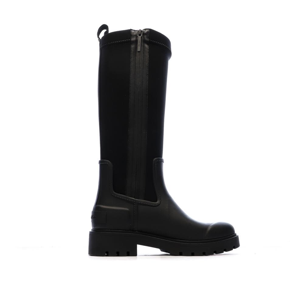 Bottes Noir Femme Calvin Klein Jeans High Rainboot Neopre 2
