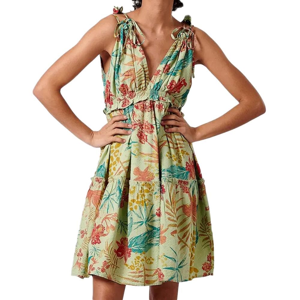 Robe Verte à Motifs Femme Kaporal CRISSE 1