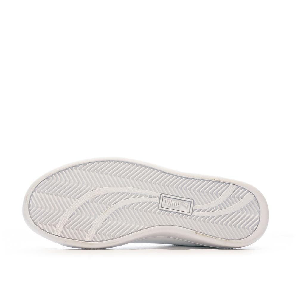 Baskets Blanches/Noires Garçon Puma Cat 5