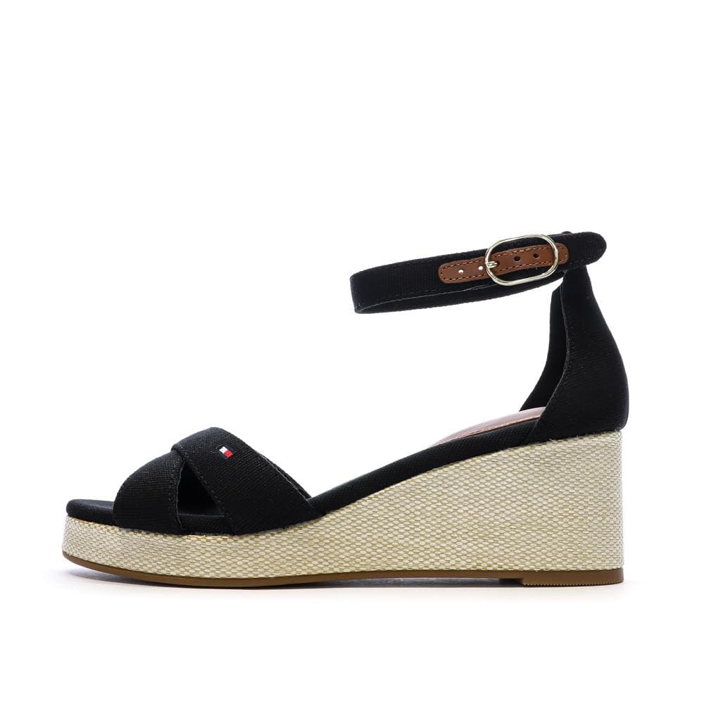 Sandales Noir Femme Tommy Hilfiger Flag Criss-cros 1