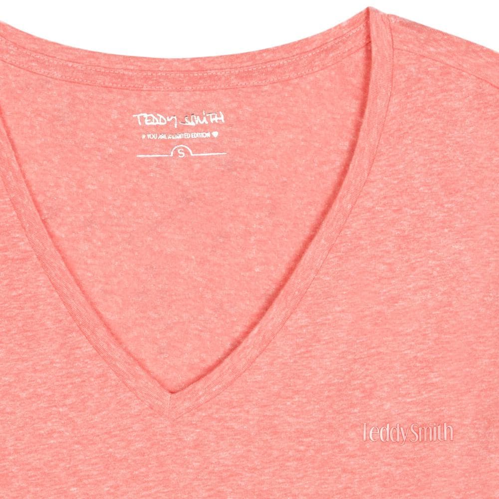 T-shirt Rose Femme Teddy Smith Narcisse 2