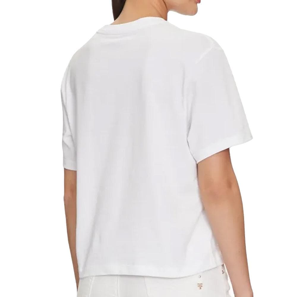 T-Shirt Blanc Femme Guess Boxy 2