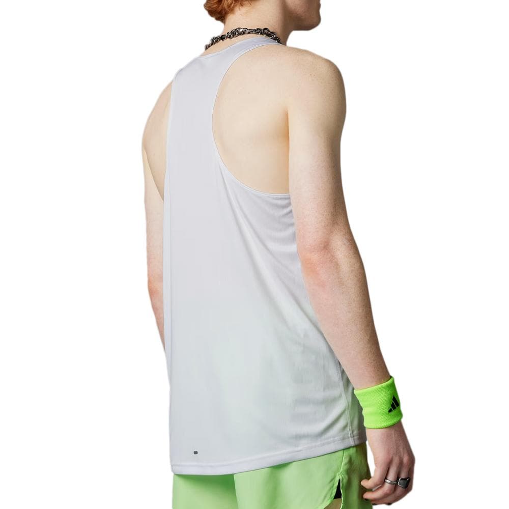 Débardeur de Sport Blanc Homme Adidas Run It Tank 2