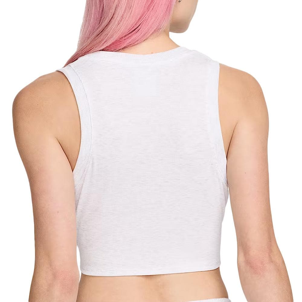 Débardeur Gris Femme Nike W Nsw Essntl Rib Crp 2