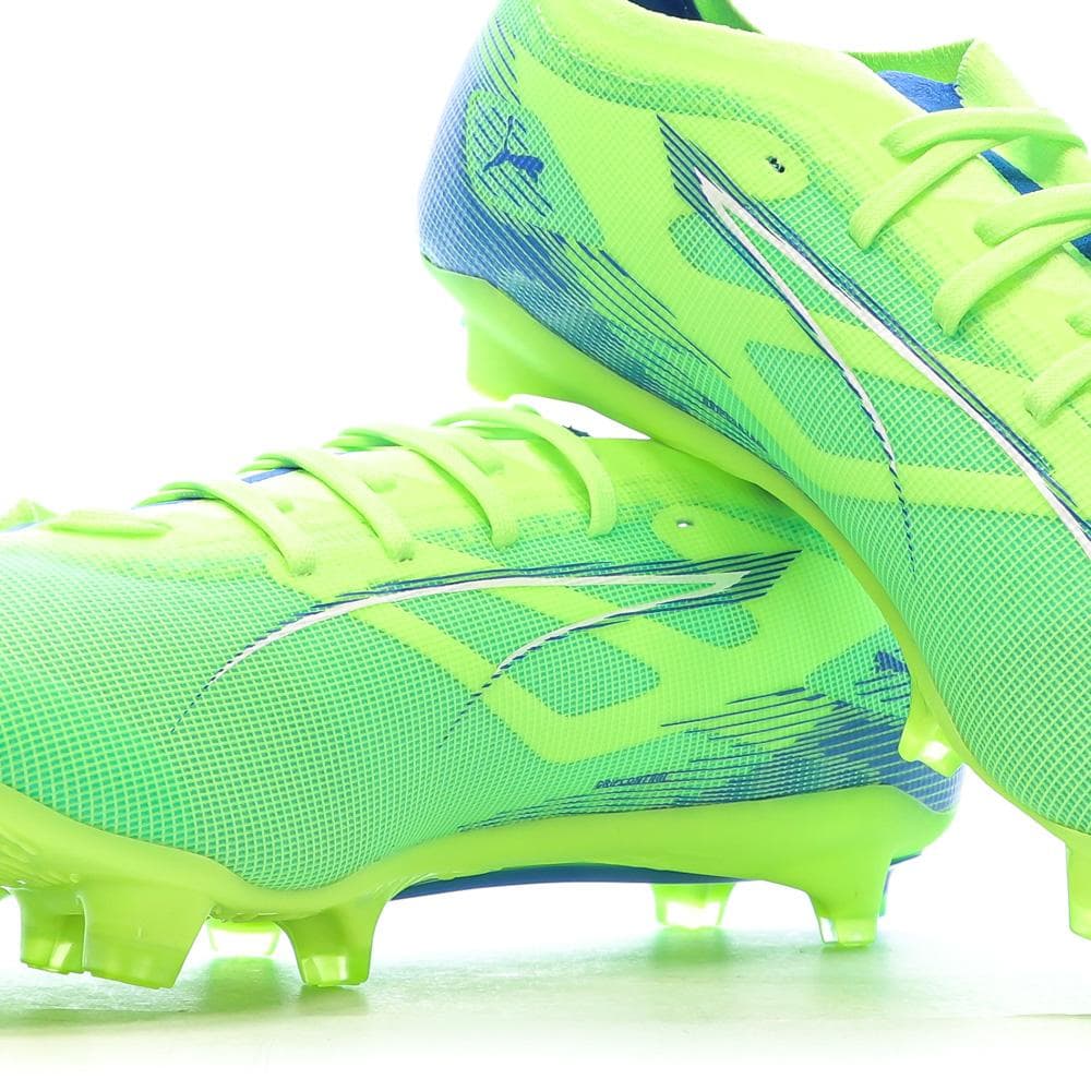 Chaussures de Foot Vertes Homme Puma Ultra 5 Match FG/AG 7