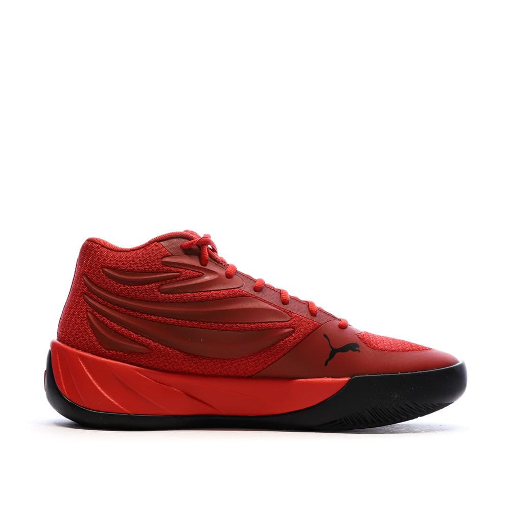 Chaussures de Baskets Rouges/Noires Homme Puma Court Pro 2