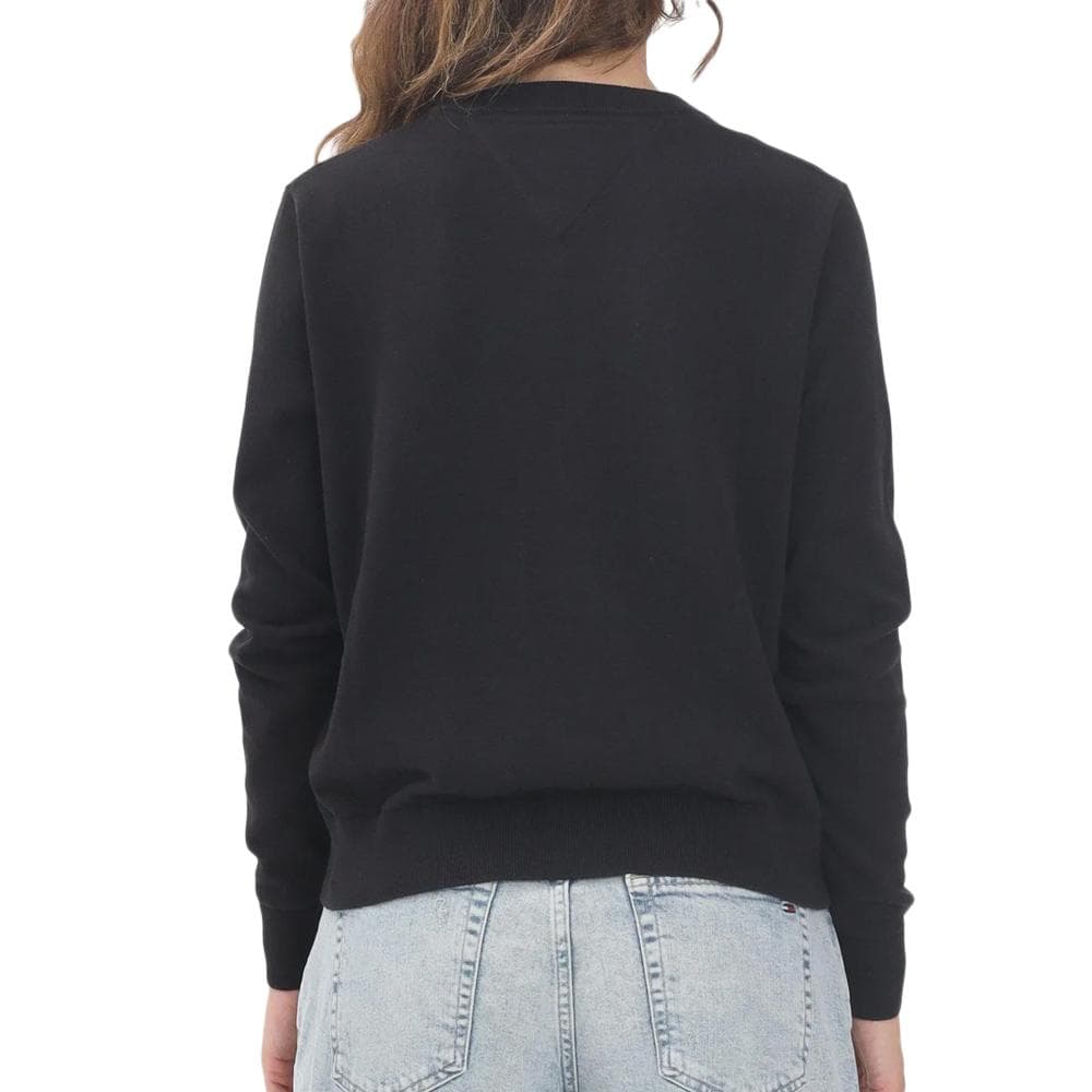 Pull Noir Femme Tommy Hilfiger Vneck 2