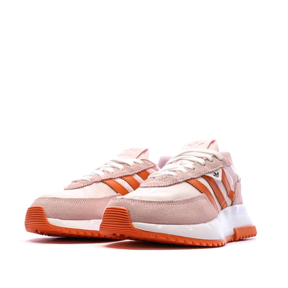 Baskets Rose/Orange Femme Adidas Retropy 6