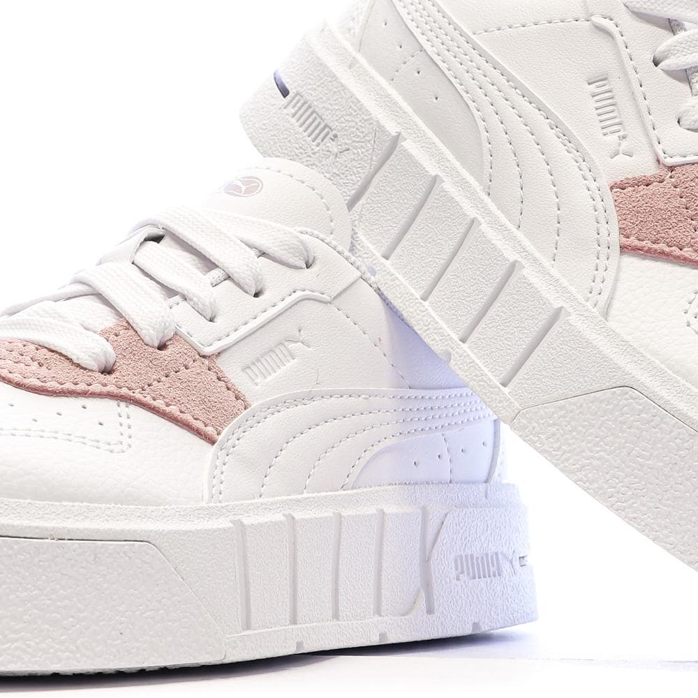 Baskets Blanc/Rose Fille Puma Puma Cali Court Match 7